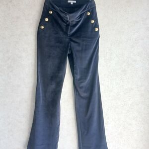 Maison d' Amelie Paris Velvet Sailor Style Flare Pants